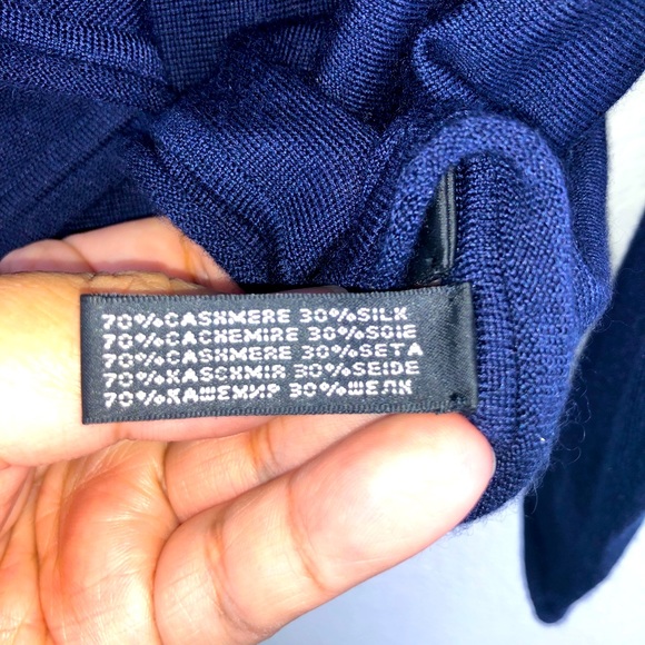 Ralph Lauren Black Label Silk Cashmere Blend Open Cardigan Small EUC - Picture 3 of 4